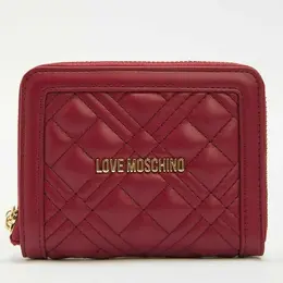 LOVE MOSCHINO: Бордовый кошелёк 