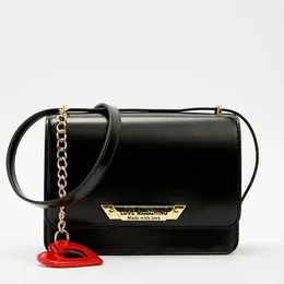 LOVE MOSCHINO: Чёрная сумка 