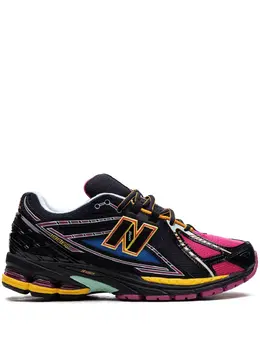 New Balance: Чёрные кроссовки 