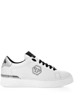 Philipp Plein: Белые кроссовки  Hexagon