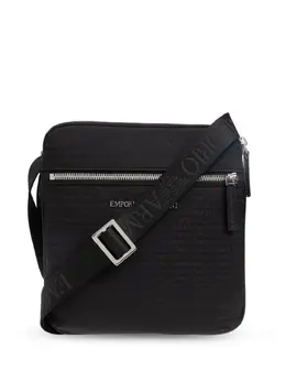 Emporio Armani: Сумка с принтом 
