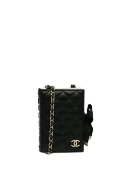 CHANEL Pre-Owned: Чёрная сумка через плечо 