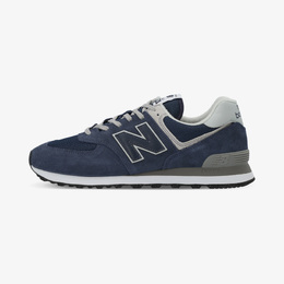 New Balance: Синие кроссовки  574