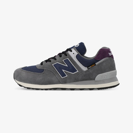 New Balance: Серые кроссовки  574