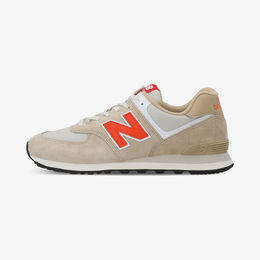 New Balance: Бежевые кроссовки  574