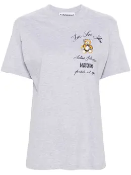 Moschino: Футболка  Teddy Bear с принтом