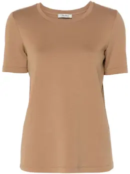 'S Max Mara: Коричневая футболка 