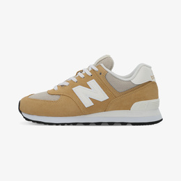 New Balance: Бежевые кроссовки  574