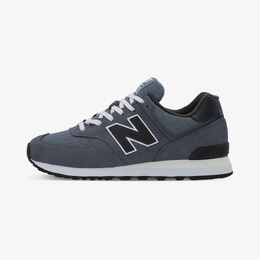 New Balance: Синие кроссовки  574