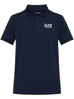 Ea7 Emporio Armani: Поло с принтом 