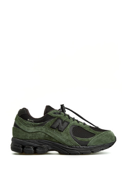 New Balance: Зелёные кроссовки  2002R