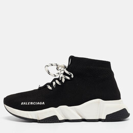 Balenciaga: Чёрные кроссовки  Speed Trainer