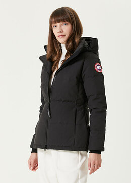 Canada Goose: Чёрная куртка  Chelsea