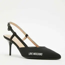 LOVE MOSCHINO: Чёрные босоножки 