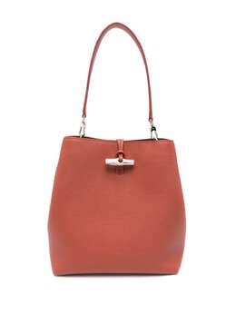 Longchamp: Красная сумка  Roseau