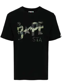 A BATHING APE®: Хлопковая футболка 