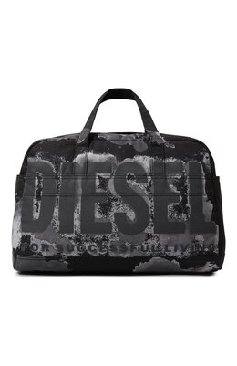 Diesel: Серая спортивная сумка 