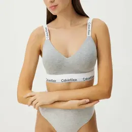 CALVIN KLEIN: Серый бюстгальтер 