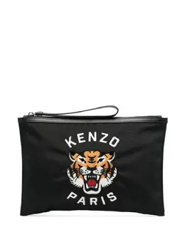 Kenzo: Чёрный клатч 