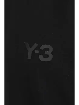 Y-3: Чёрная футболка 