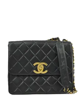 CHANEL Pre-Owned: Чёрная сумка 