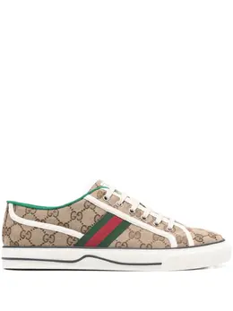 Gucci: Бежевые кроссовки  Tennis 1977
