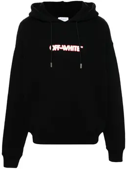 Off-White: Чёрная толстовка 