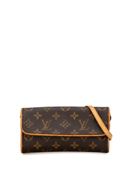 Louis Vuitton Pre-Owned: Коричневая сумка через плечо 