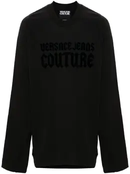 Versace Jeans Couture: Чёрный свитшот 