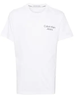 Calvin Klein: Белая футболка 