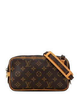 Louis Vuitton Pre-Owned: Коричневая сумка через плечо 