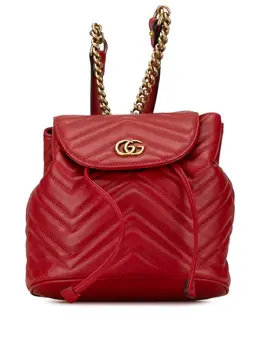 Gucci Pre-Owned: Красный рюкзак 