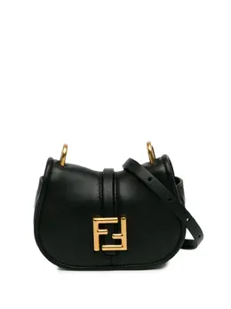 Fendi Pre-Owned: Чёрная сумка через плечо 