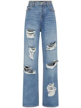 Philipp Plein: Светлые джинсы 
