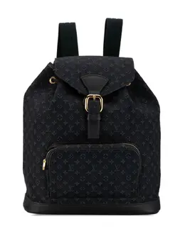 Louis Vuitton Pre-Owned: Голубой рюкзак 