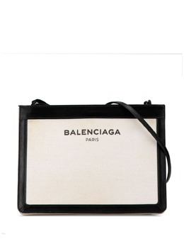 Balenciaga Pre-Owned: Синяя сумка через плечо 