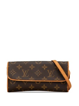 Louis Vuitton Pre-Owned: Коричневая сумка через плечо 