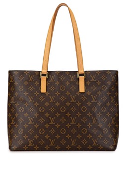 Louis Vuitton Pre-Owned: Коричневая сумка-шоппер 