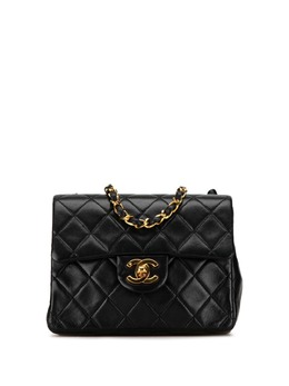 CHANEL Pre-Owned: Чёрная сумка через плечо 