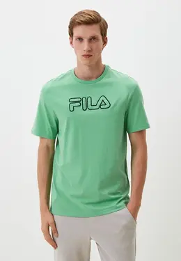 Fila: Зелёная футболка 