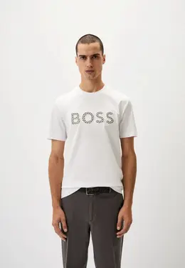 Boss: Белая футболка 