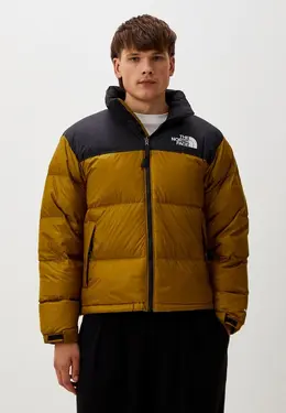 The North Face: Коричневый пуховик 