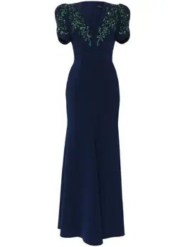 Jenny Packham: Синее платье 