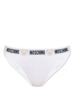 Moschino: Белые трусы  Teddy Bear