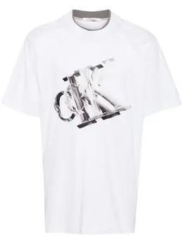 Calvin Klein: Белая футболка 