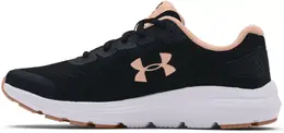 Under Armour: Чёрные кроссовки 