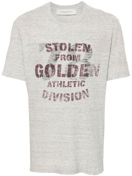 Golden Goose: Футболка с принтом 