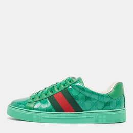 Gucci: Зелёные кроссовки  Ace