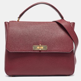 Bally: Бордовая сумка 