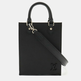 Louis Vuitton: Чёрная сумка-шоппер 